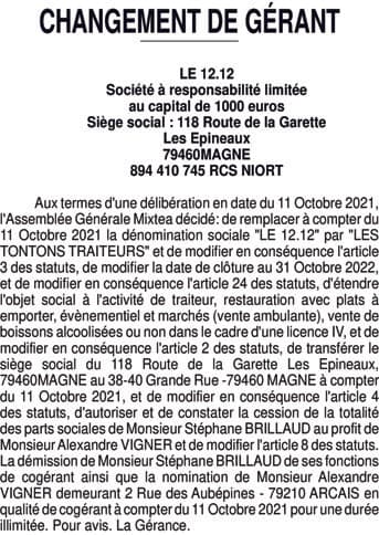 Contenu publication