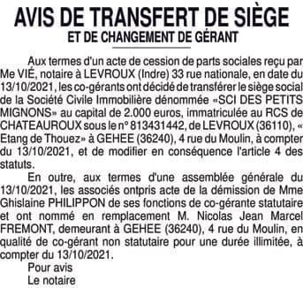 Contenu publication