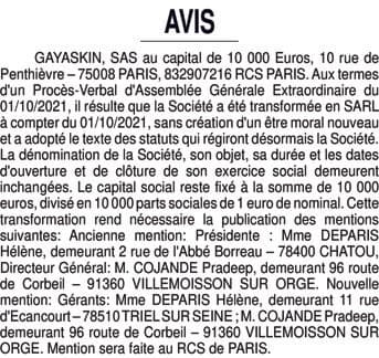 Contenu publication