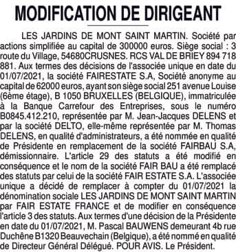 Contenu publication