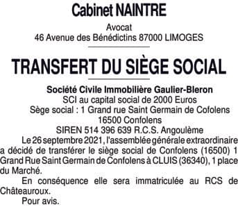 Contenu publication