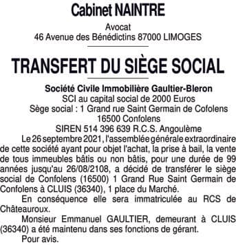 Contenu publication
