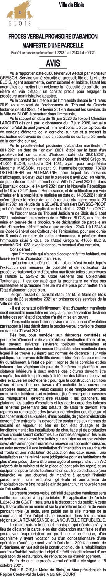 Contenu publication