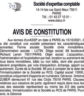 Contenu publication