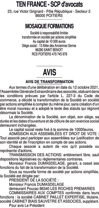 Contenu publication