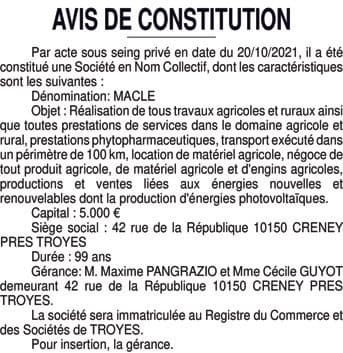 Contenu publication