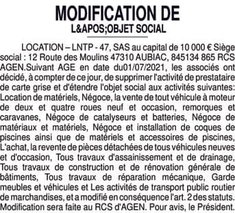 Contenu publication