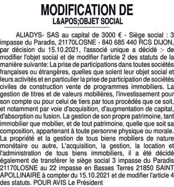 Contenu publication