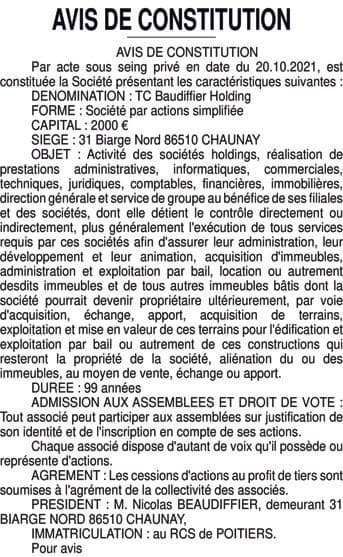 Contenu publication