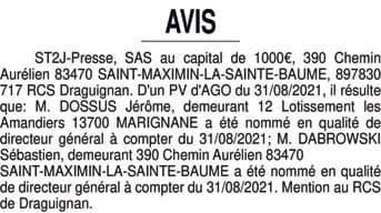 Contenu publication