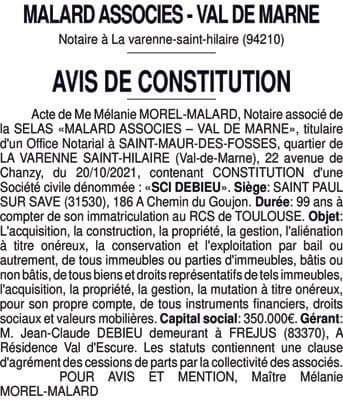 Contenu publication