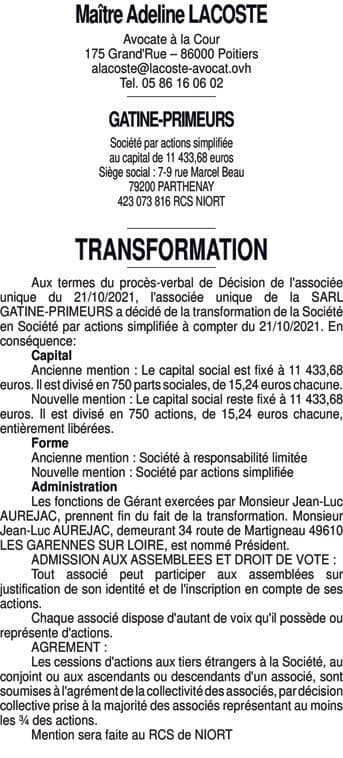 Contenu publication