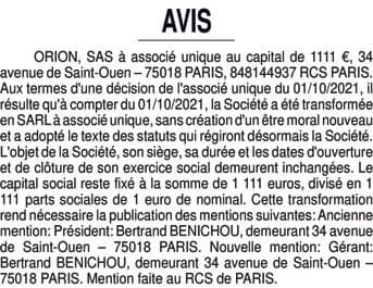 Contenu publication