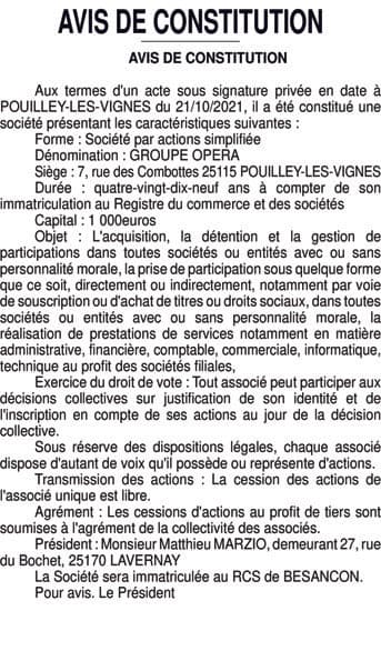 Contenu publication