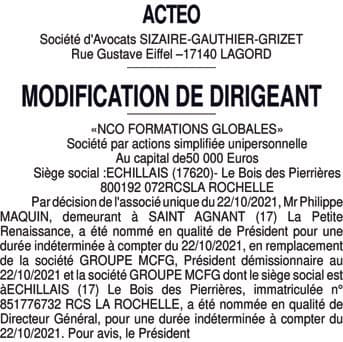 Contenu publication