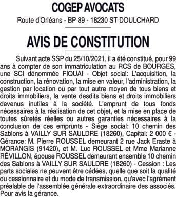 Contenu publication