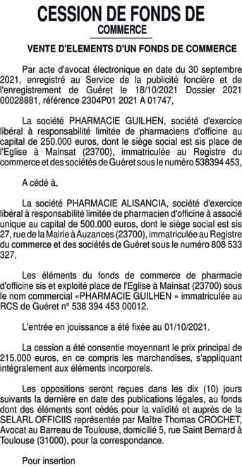 Contenu publication