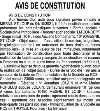 Contenu publication
