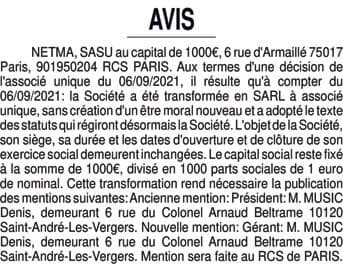 Contenu publication