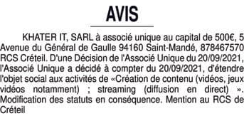 Contenu publication