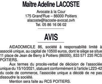Contenu publication