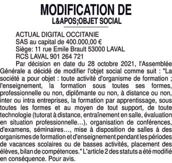 Contenu publication