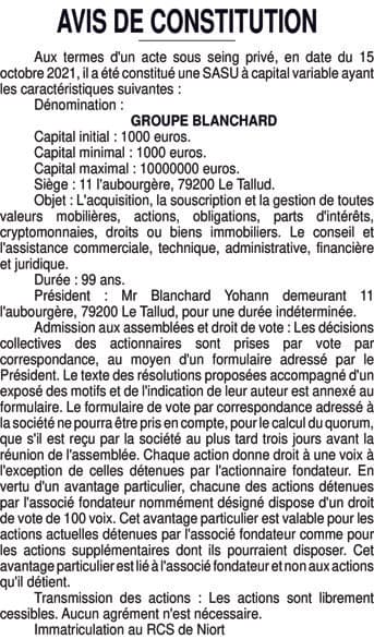 Contenu publication