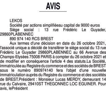 Contenu publication