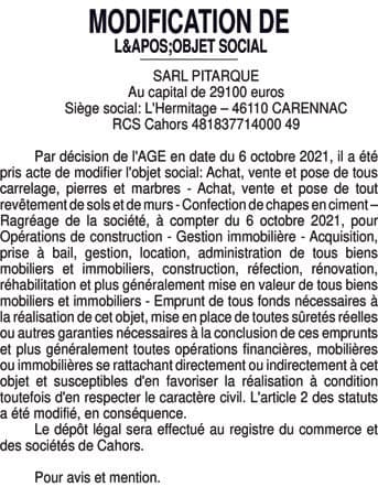 Contenu publication