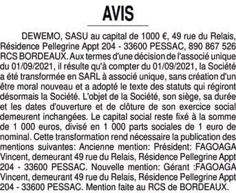 Contenu publication