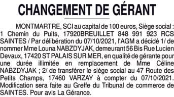Contenu publication