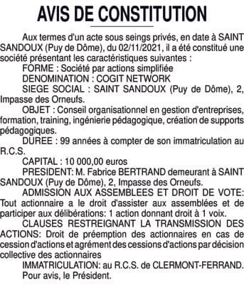 Contenu publication