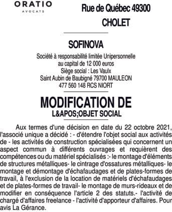 Contenu publication