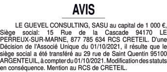 Contenu publication
