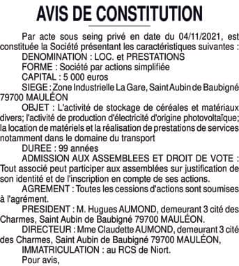 Contenu publication