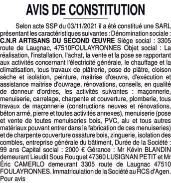 Contenu publication