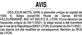 Contenu publication