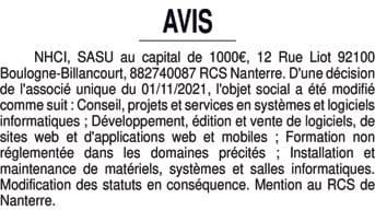 Contenu publication