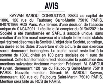 Contenu publication