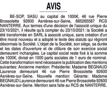 Contenu publication