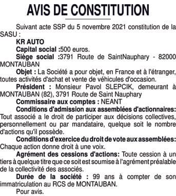 Contenu publication