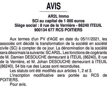 Contenu publication