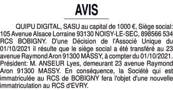 Contenu publication