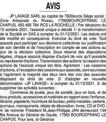 Contenu publication