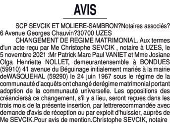 Contenu publication