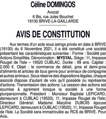 Contenu publication
