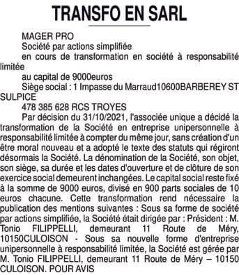Contenu publication