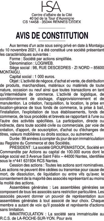 Contenu publication