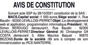 Contenu publication