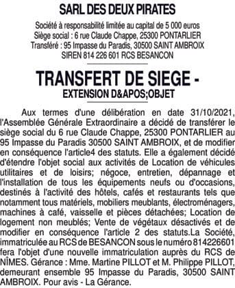 Contenu publication